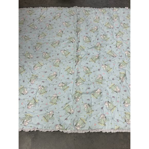 Cute Puppy in the Garden, Vintage, Baby Blanket, Nursery, Decor, ~ 250507-WH 408 - Picture 1 of 6